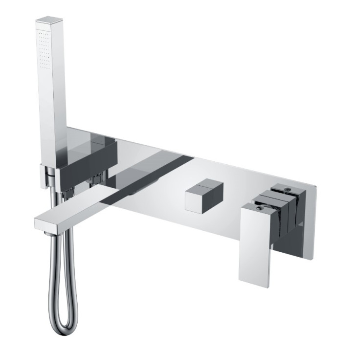 Boheme 474-2-CR смеситель Qubic скрытый монтаж