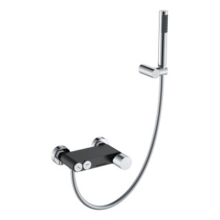 Boheme Stick DIAMOND Смеситель настенный для ванны Black