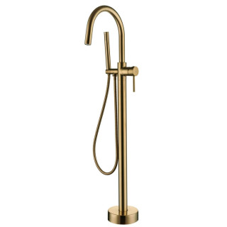 Boheme Uno Смеситель напольный для ванны Matt Gold