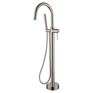 Boheme Uno Смеситель напольный для ванны Nickel Brush