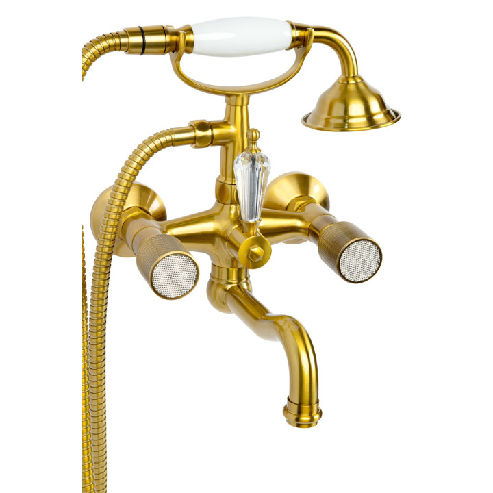 Boheme 313-Royal/CRST смеситель для ванны Bronze