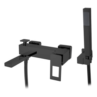 Boheme Q Смеситель настенный для ванны Black