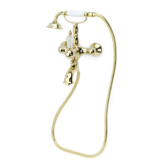 Boheme Crystal Смеситель настенный для ванны Gold