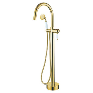 Boheme Imperiale Смеситель напольный для ванны Gold
