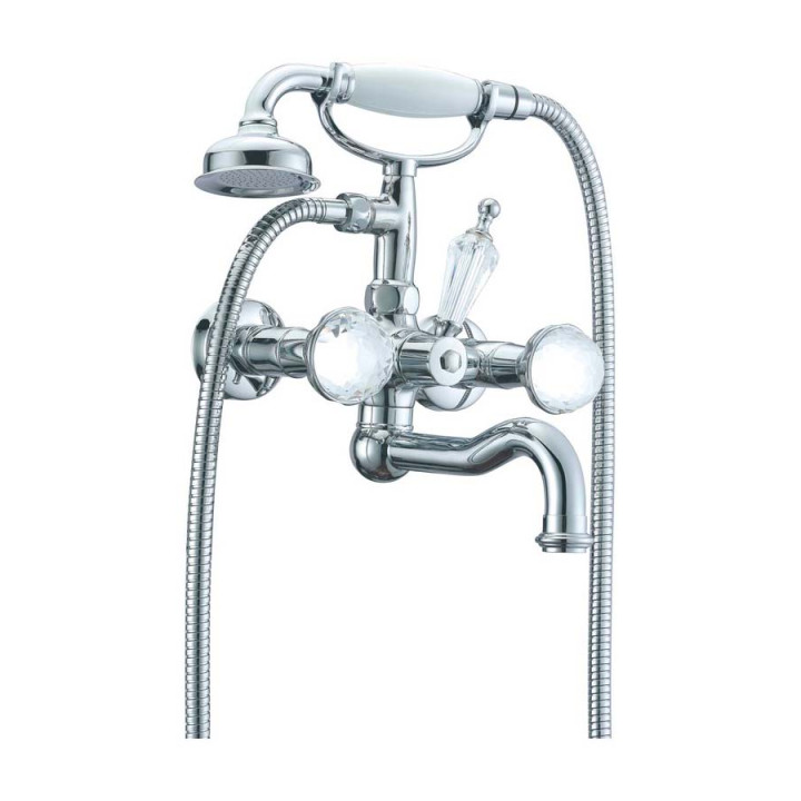 Boheme 353 смеситель настенный для ванны Chrome