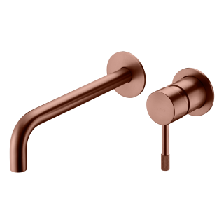 Boheme Uno Смеситель встраиваемый для раковины на 2 отверстия Brushed Bronze