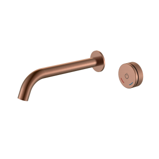 Boheme TECH Смеситель встраиваемый для раковины на 2 отверстия Copper Brushed