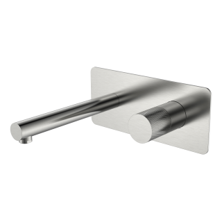 Boheme Stick TOUCH Смеситель встраиваемый для раковины на 2 отверстия Nickel Brush