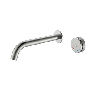 Boheme TECH Смеситель встраиваемый для раковины на 2 отверстия Nickel Brush