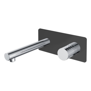 Boheme Stick DIAMOND Смеситель встраиваемый для раковины на 2 отверстия Black