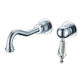 Boheme Brilante Ripresa Смеситель встраиваемый для раковины на 2 отверстия Chrome