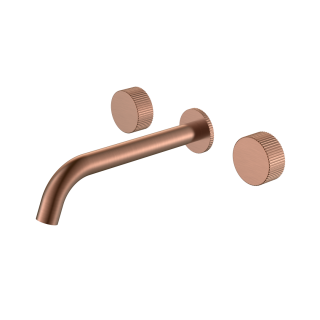 Boheme Stick LINEA Смеситель встраиваемый для раковины на 3 отверстия Copper Brushed