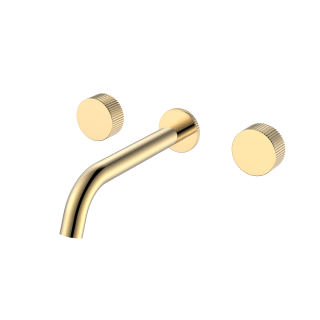 Boheme Stick LINEA Смеситель встраиваемый для раковины на 3 отверстия Gold