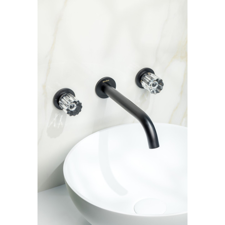 Boheme 152-2-B-EL смеситель скрытый, Black