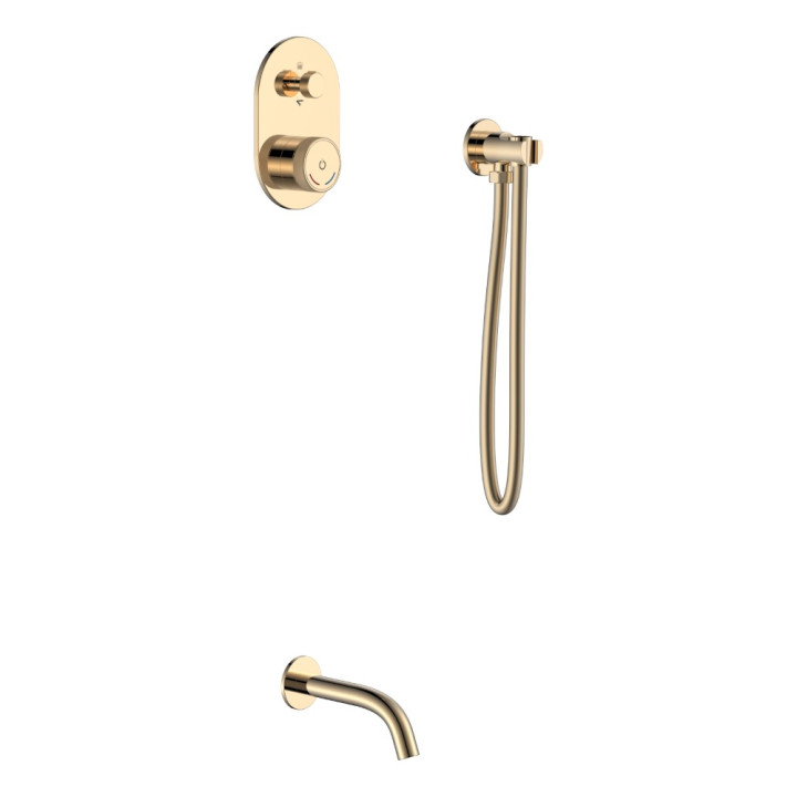 Boheme 154-G смеситель скрытый монтаж, Gold