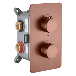 Boheme CELL Смеситель встраиваемый с термостатом Brushed Bronze