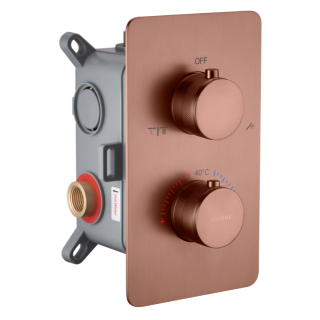 Boheme CELL Смеситель встраиваемый с термостатом Brushed Bronze