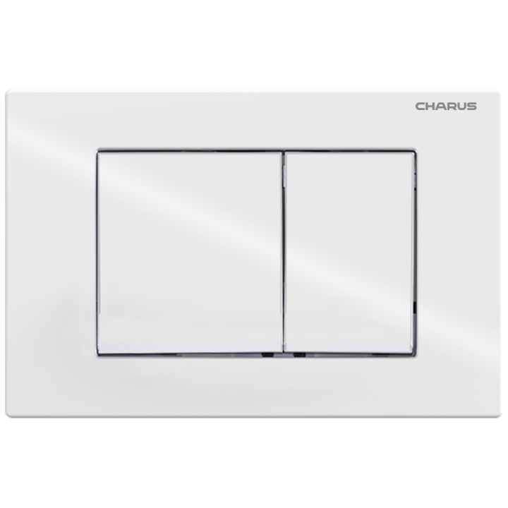 Клавиша смыва Charus Minimalista белая | Трилит, FP.310.11.01