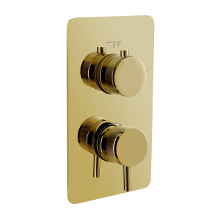 Boheme CELL Смеситель встраиваемый на 2 потребителя Gold