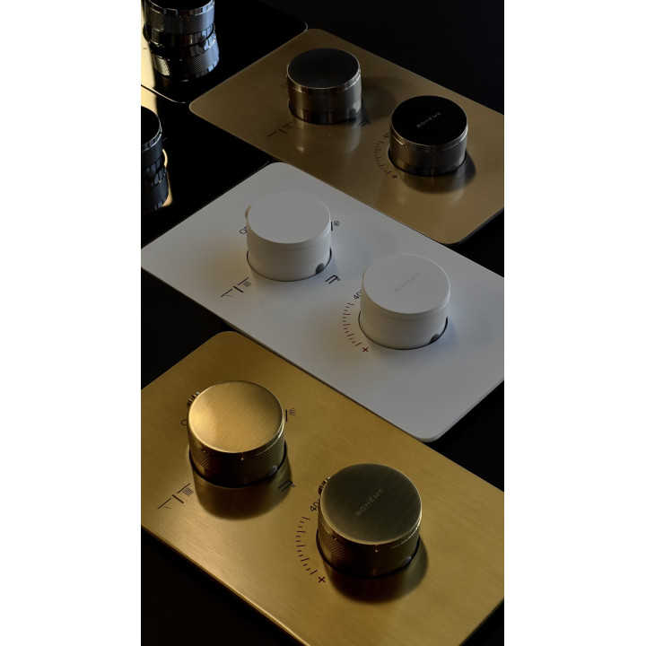 Смеситель Boheme 134-3-MG термостат Matt Gold