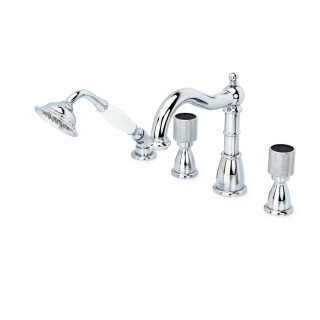 Boheme Royal Cristal Смеситель на борт ванны Chrome