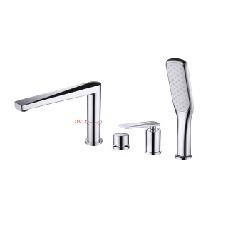 Boheme 370 смеситель на борт ванны Chrome