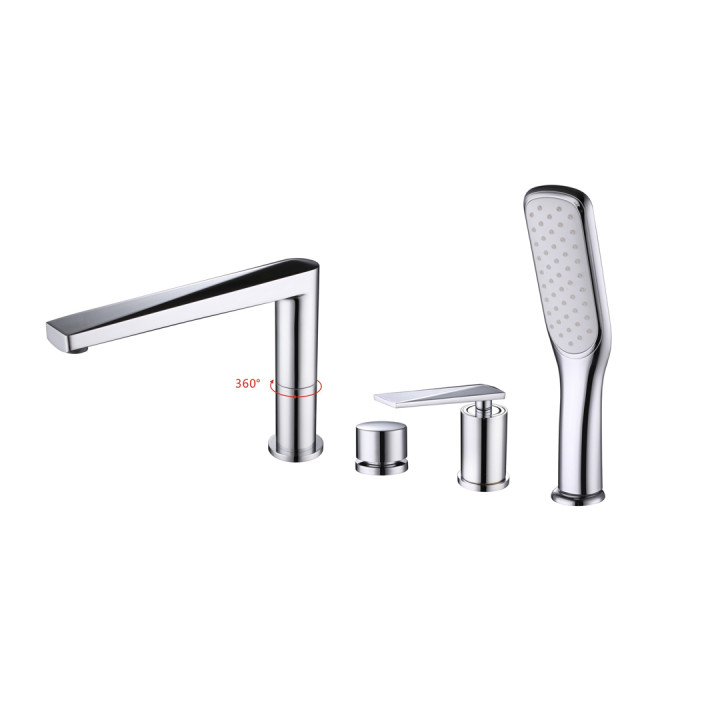 Boheme 370 смеситель на борт ванны Chrome