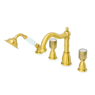 Boheme Royal Cristal Смеситель на борт ванны Bronze