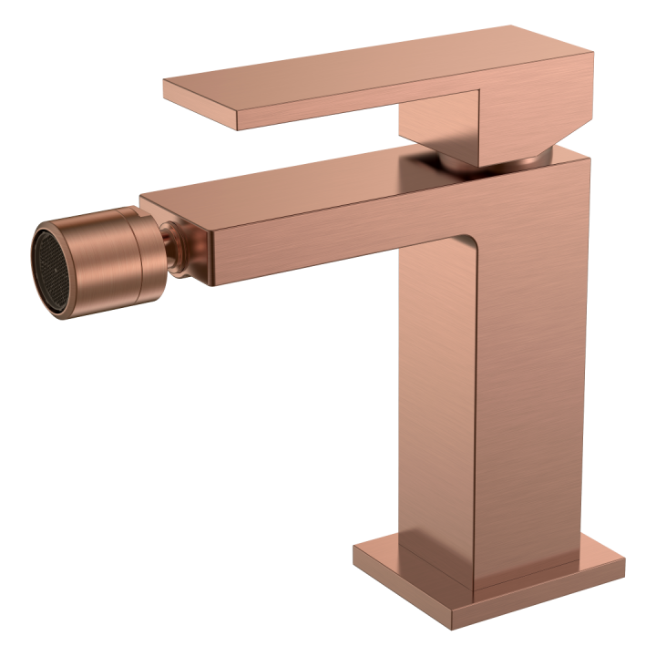 Boheme 476-CB смеситель для биде Qubic Copper Brushed