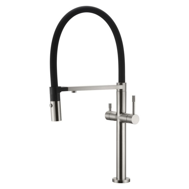 Boheme 115-NB смеситель для кухни Nickel Brush