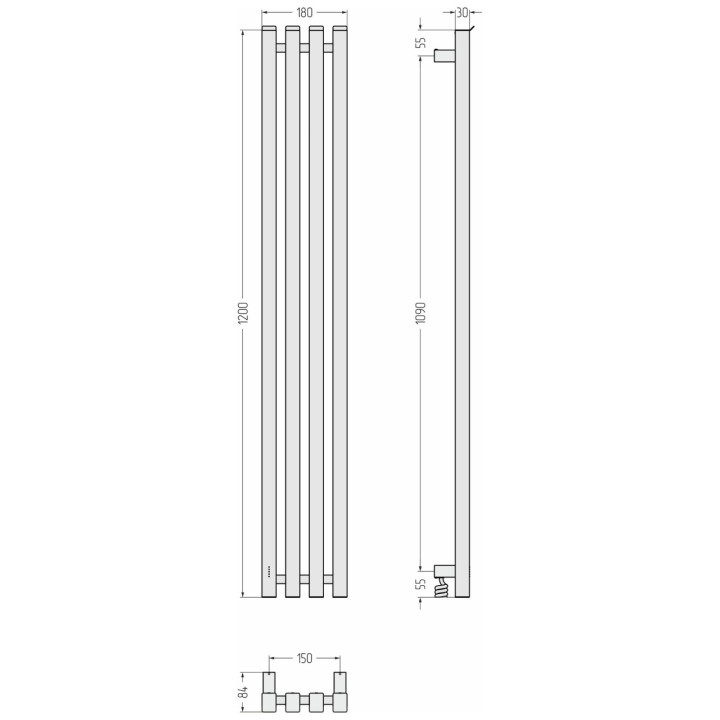 Сунержа 051-0854-1215 полотенцесушитель электрический