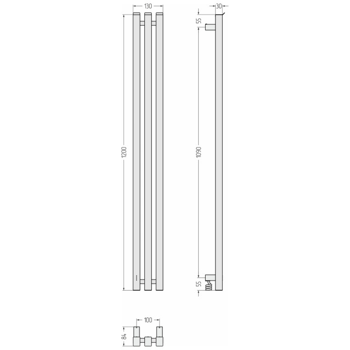 Сунержа 071-0852-1210 полотенцесушитель сатин