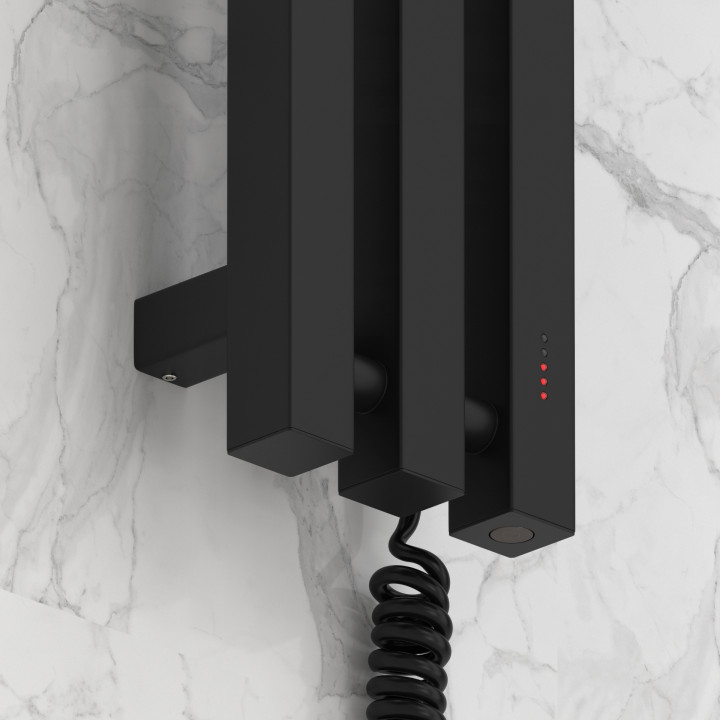 Сунержа 31-0851-1210 полотенцесушитель, чёрный, 120х10