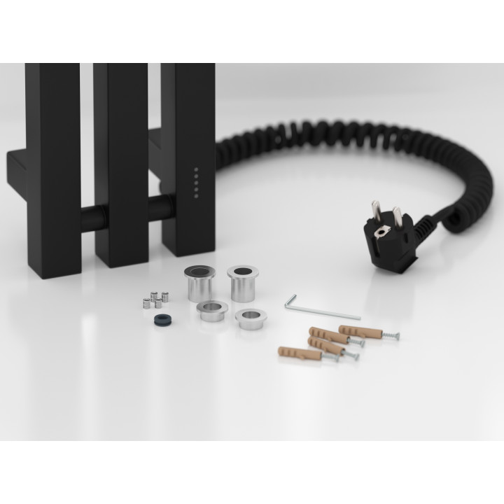 Сунержа 31-0851-1210 полотенцесушитель, чёрный, 120х10