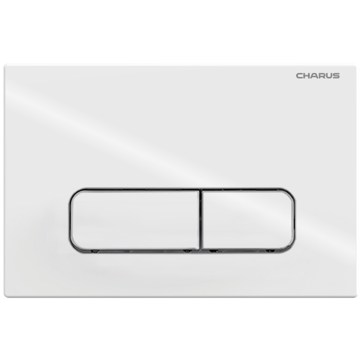 Клавиша смыва Charus Elegia белая | Трилит, FP.320.11.01