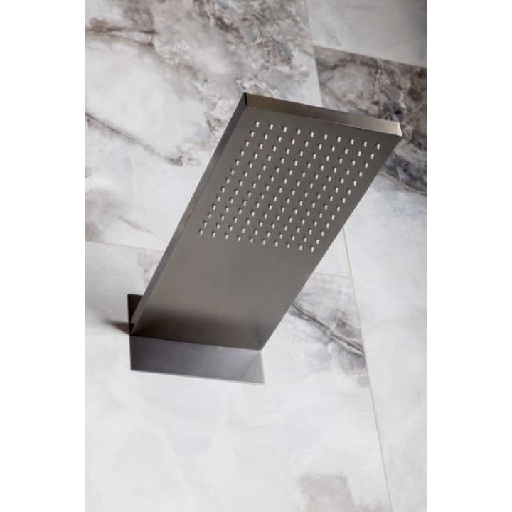 Boheme 419-GM верхний душ 23x55 см Gun Metall