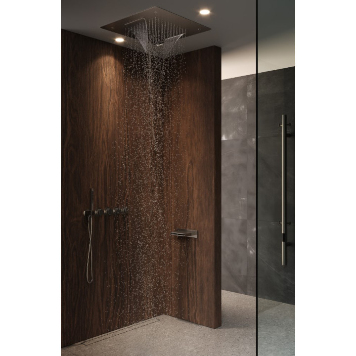 Boheme 428-GM верхний душ 60x60 Gun Metall