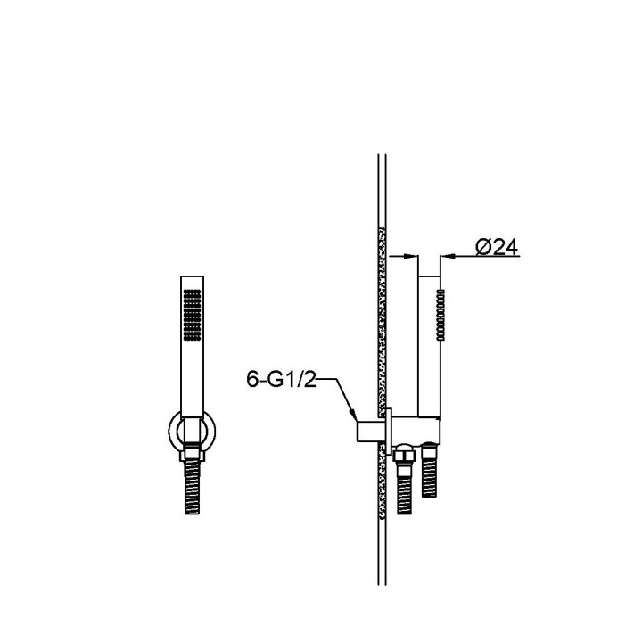 Душевой гарнитур Boheme 422-SET-CR Chrome