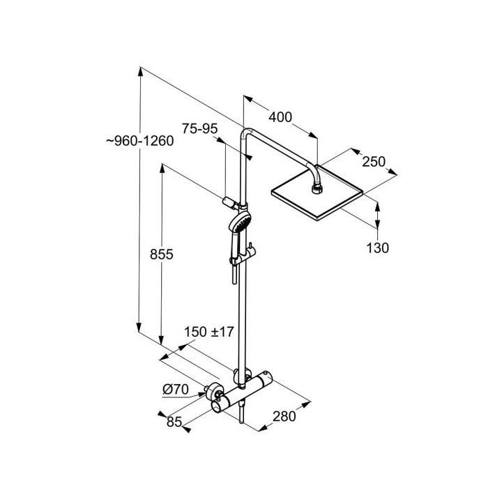 Kludi 6809805-00 LOGO душевая система