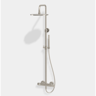 Fima Carlo Frattini Shower column Душевая система термостатическая Brushed Nickel