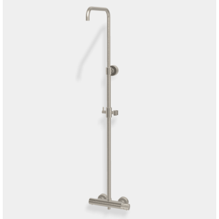 Fima Carlo Frattini Shower column Душевая система термостатическая Brushed Nickel