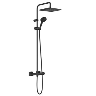 Hansgrohe Vernis Shape Душевая система термостатическая Matt Black, Nero Opaco