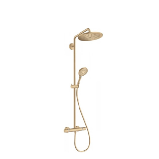 Hansgrohe Croma Select S Душевая система термостатическая Brushed bronze