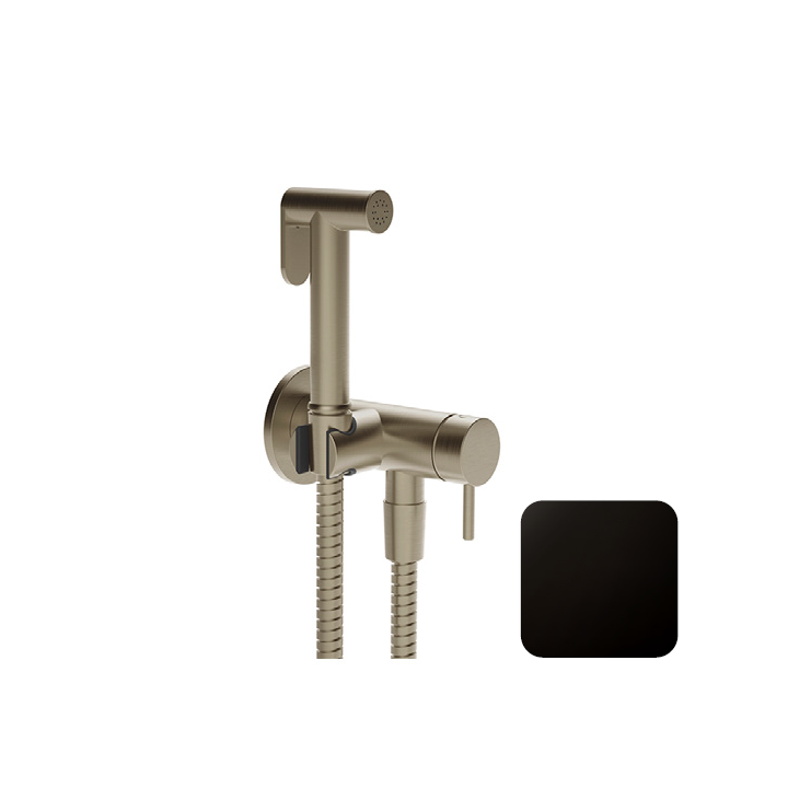 Гигиенический душ Gessi 45130#706 Black Metal PVD