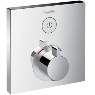 Hansgrohe ShowerSelect Смеситель термостатический для душа нержавеющая сталь