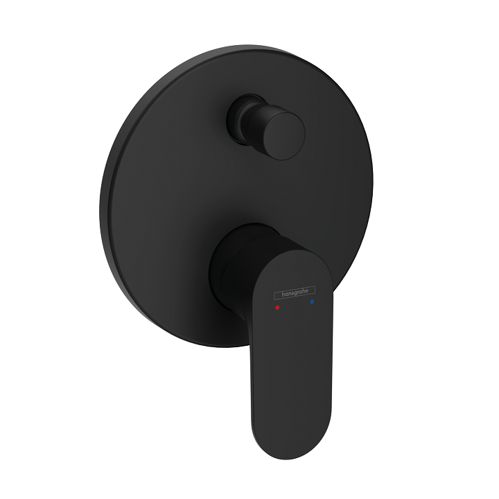 Hansgrohe 72466670 смеситель для душа Rebris S черный