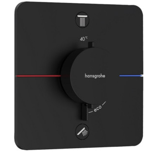 Hansgrohe ShowerSelect Comfort Q Смеситель термостатический для душа черный матовый