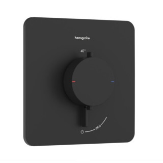 Hansgrohe Ecostat Comfort Q Смеситель термостатический для душа черный матовый