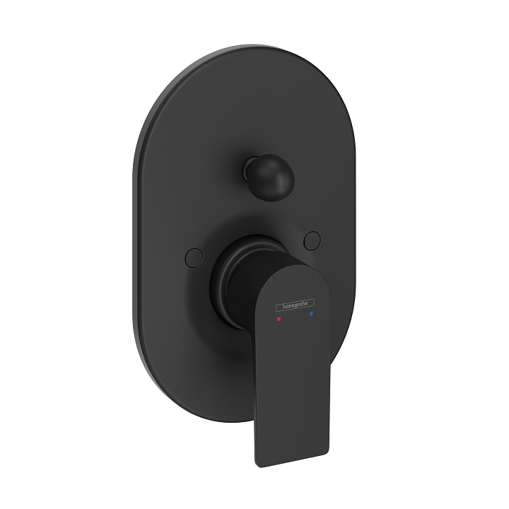 Hansgrohe 72459670 смеситель Rebris E черный матовый