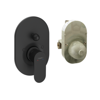 Hansgrohe Rebris S Смеситель для душа черный матовый